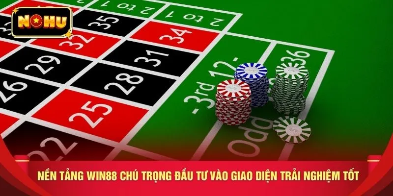 Nền tảng WIN88 chú trọng đầu tư vào giao diện trải nghiệm tốt